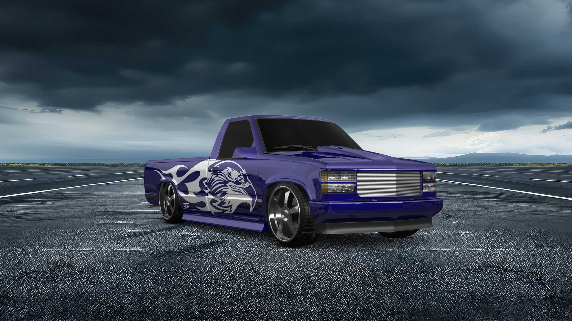 Chevrolet K1500 Regular Cab Fleetside Pickup 1988