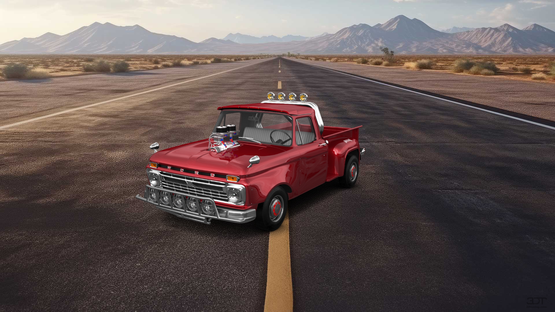 Ford F-100 Flareside 2 Door pickup truck 1961