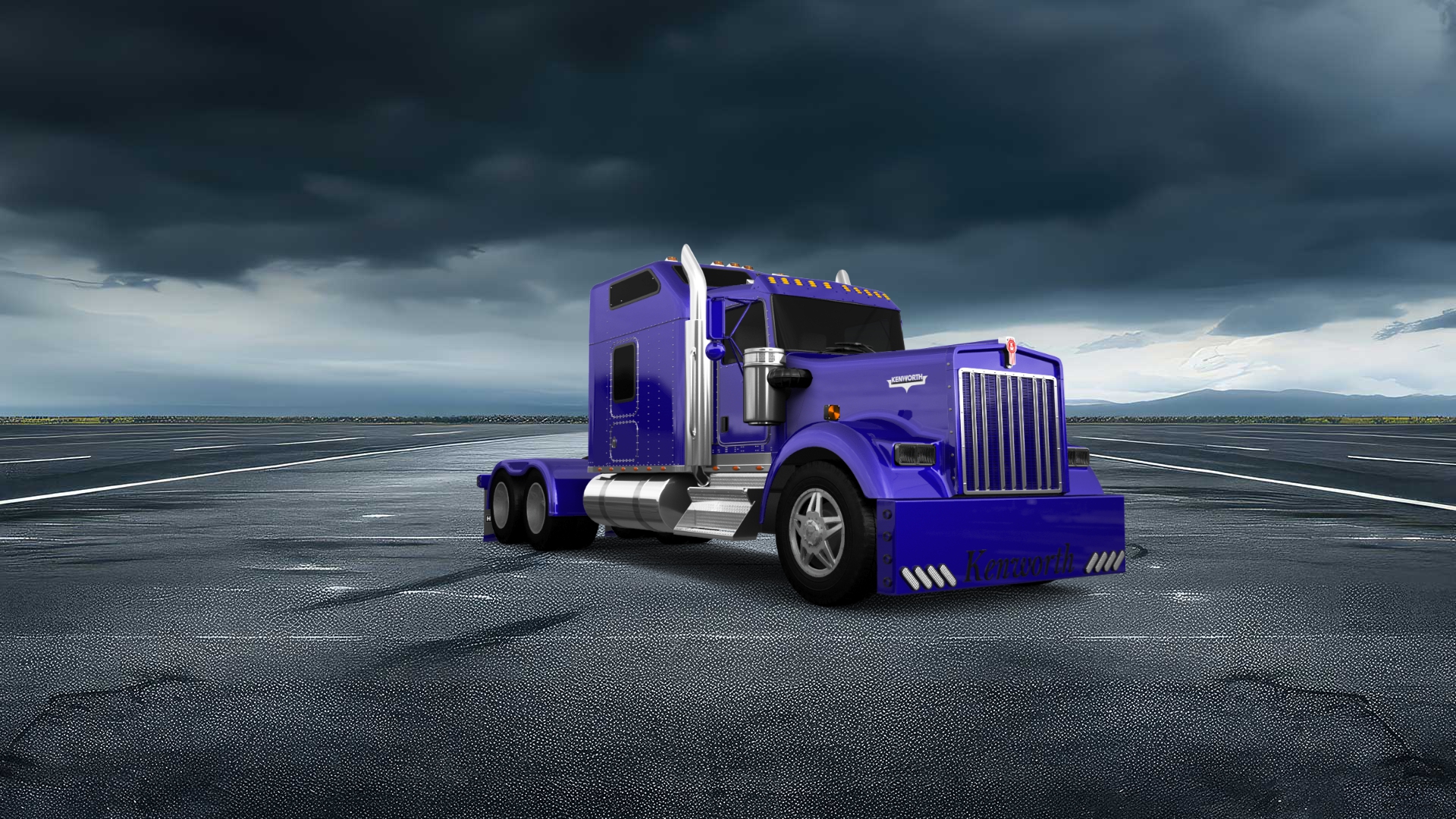 Kenworth W900 Sleeper Cab Truck 2015