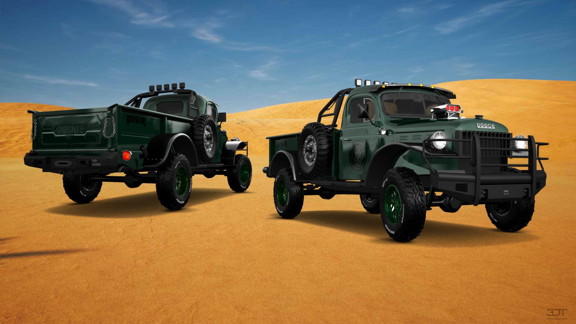 Dodge Power Wagon 2 Door pickup truck 1947 tuning