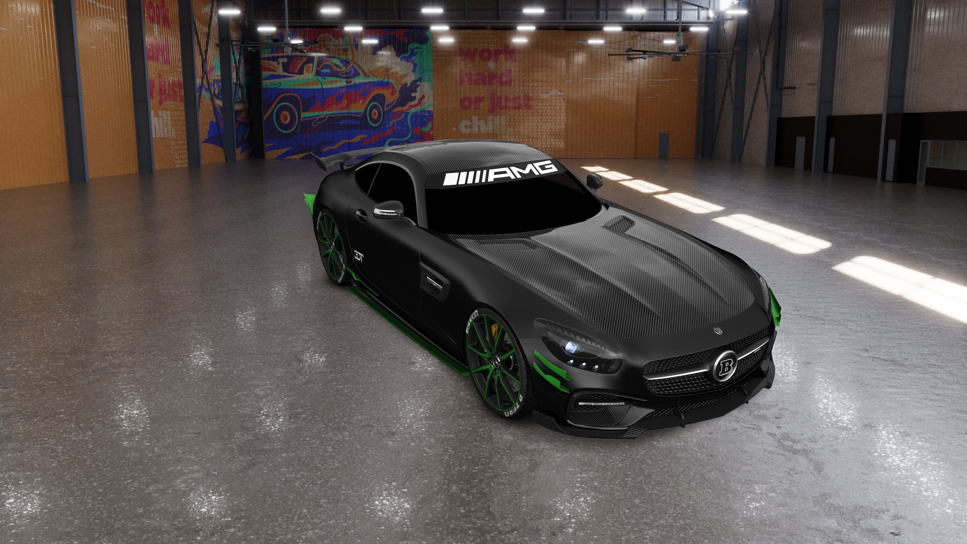 Mercedes AMG GT 2 door fastback coupe 2016