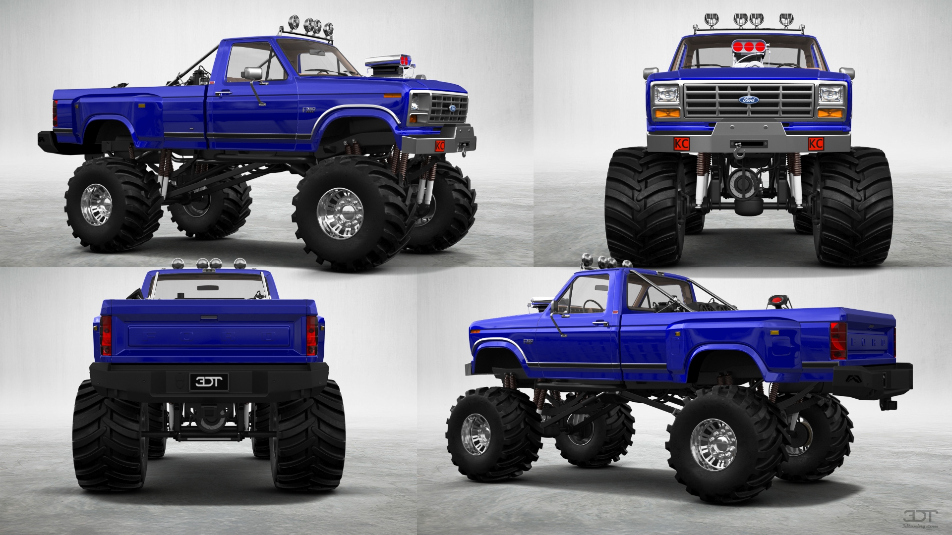 Ford F-350 Dually Regular Cab 2 Door pickup truck 1980 tuning