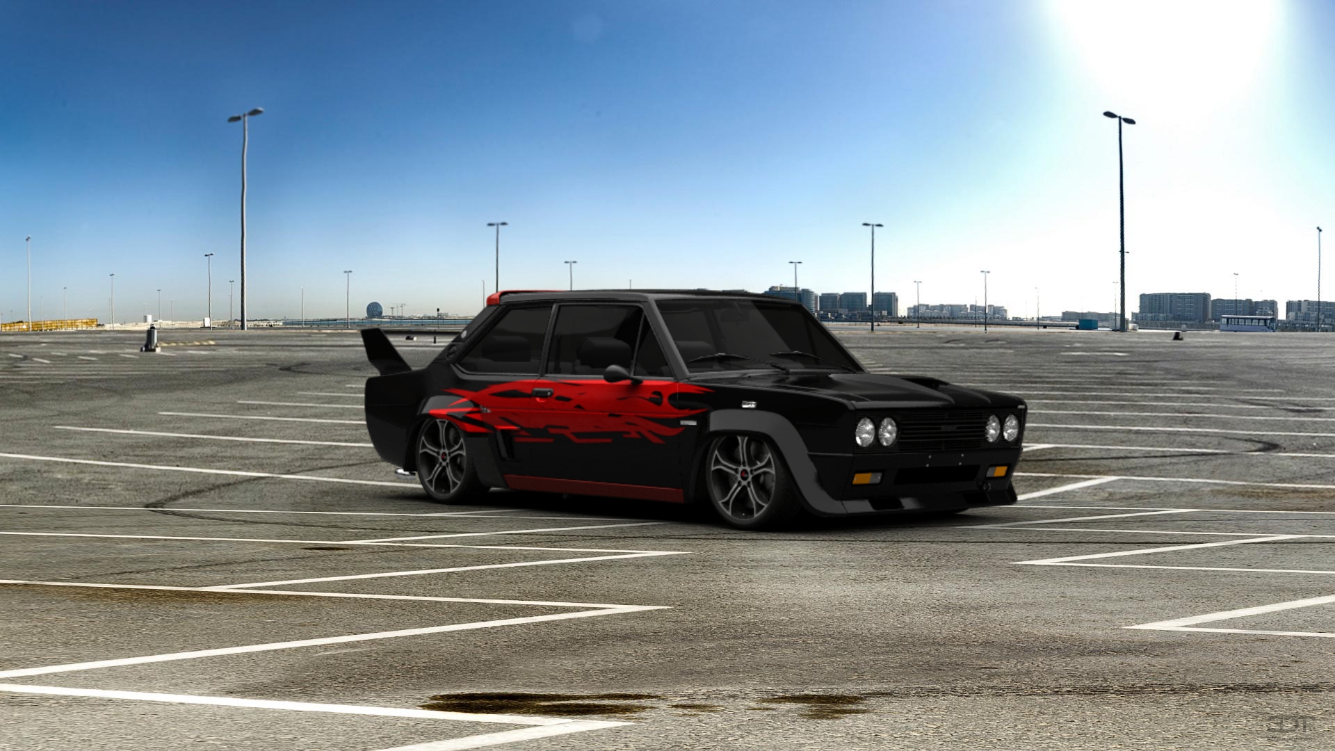 Fiat 131 Abarth Coupe 1976 tuning