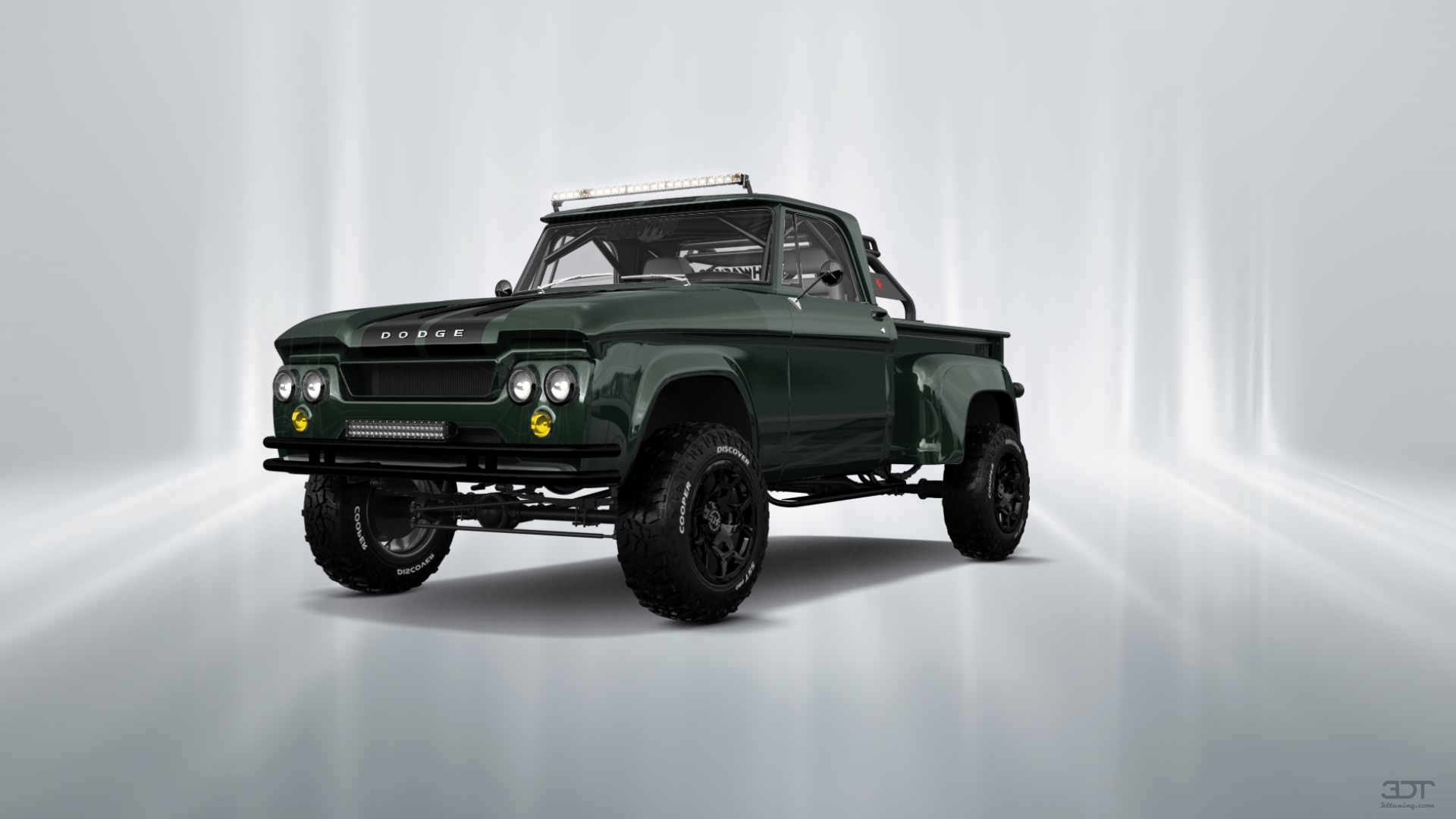 Dodge D-100 Stepside 2 Door pickup truck 1961 tuning