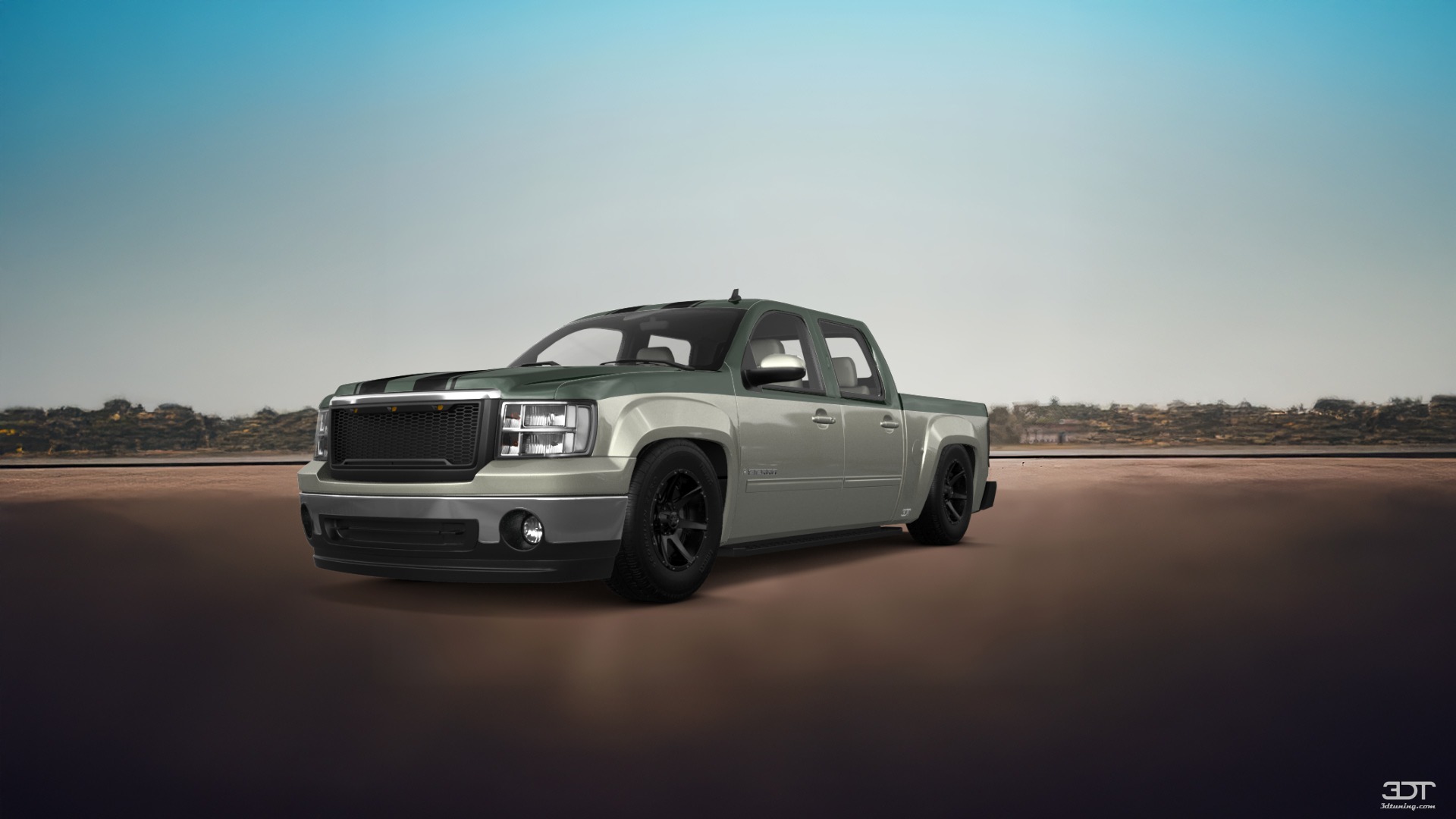 GMC Sierra 1500 Crew Cab 5.8 ft box 4 Door pickup truck 2007 tuning