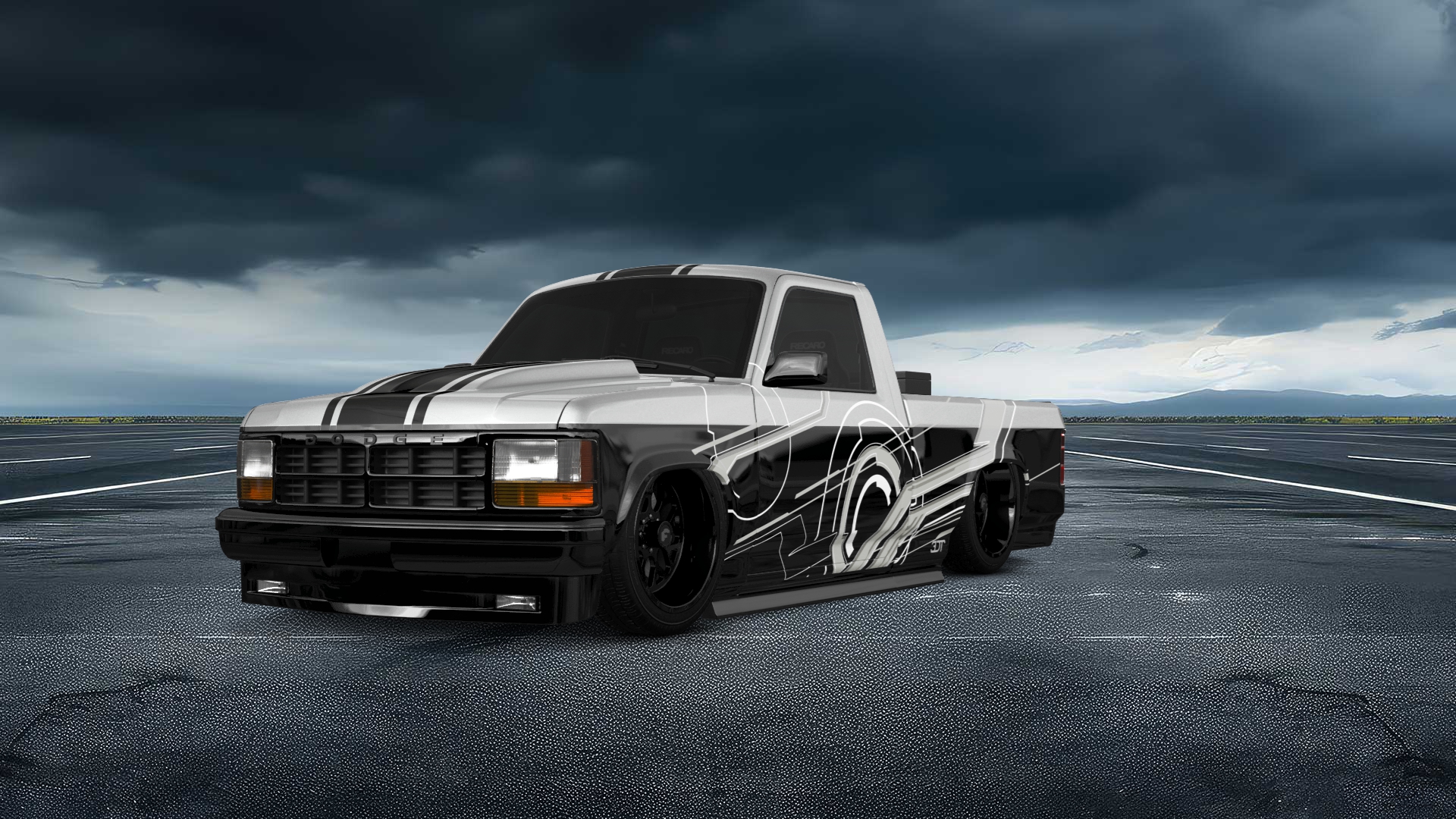 Dodge Dakota Regular Cab 2 Door pickup truck 1987