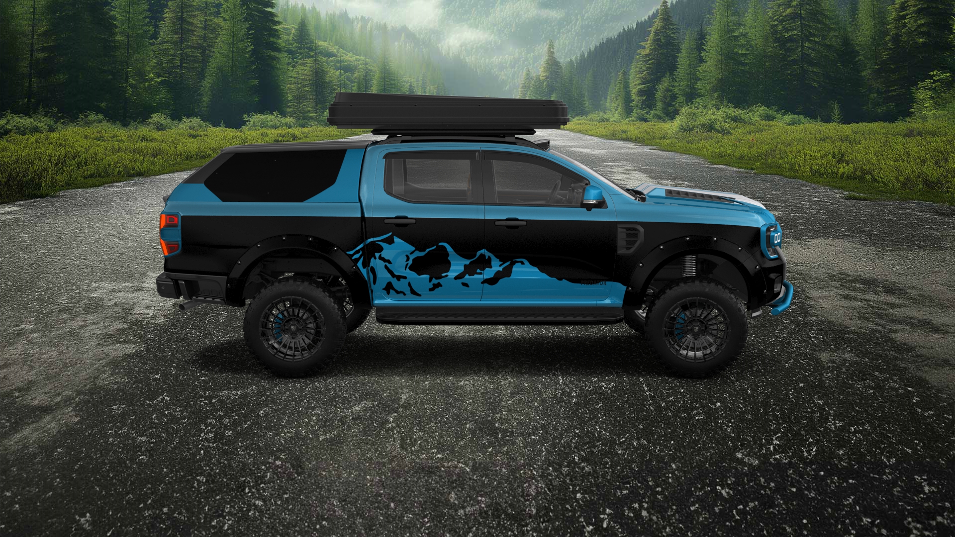 Ford Ranger 4 Door pickup truck 2022 tuning