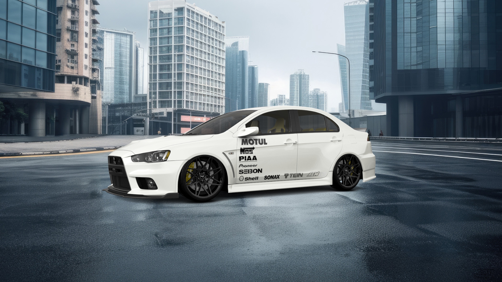 Mitsubishi Lancer Evolution X Sedan 2008 tuning