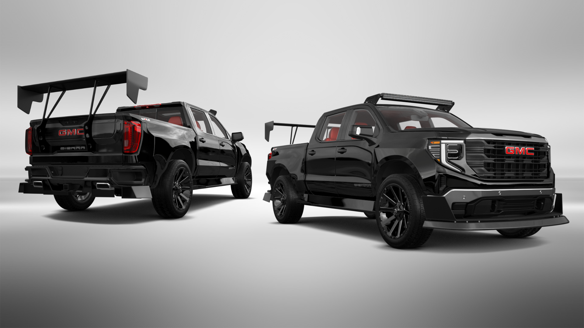 GMC Sierra 1500 Crew Cab 5.8 ft box 4 Door pickup truck 2023 tuning