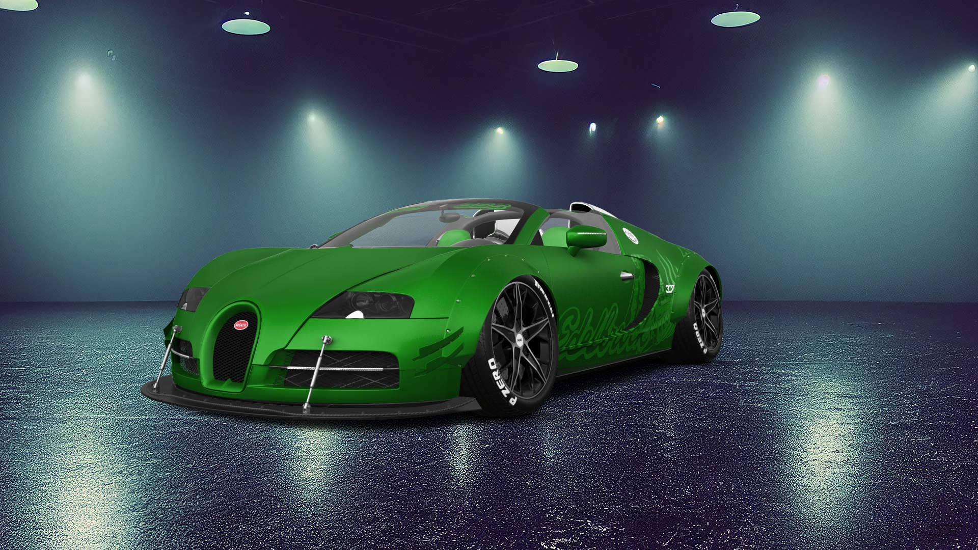 Bugatti Veyron 16.4 Grand Sport Vitesse 2 door targa top 2012 tuning
