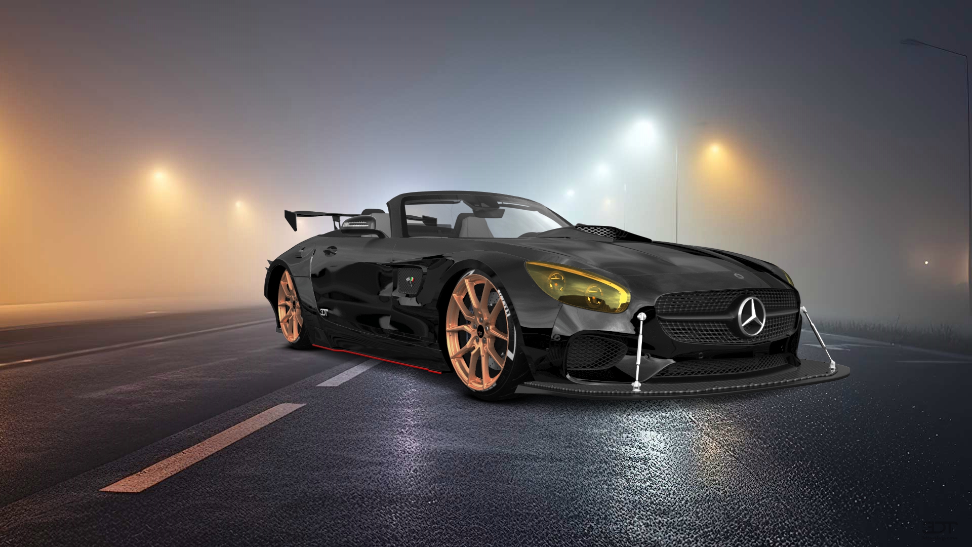 Mercedes AMG GT 2 Door Convertible 2016 tuning