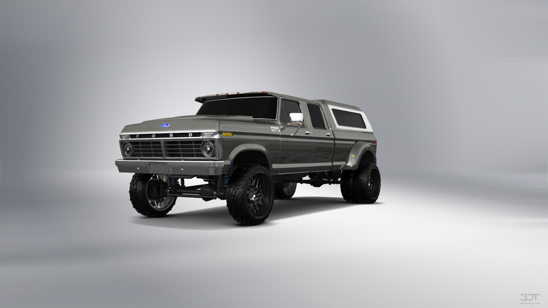 Ford F-350 Dually 4 Door pickup truck 1973