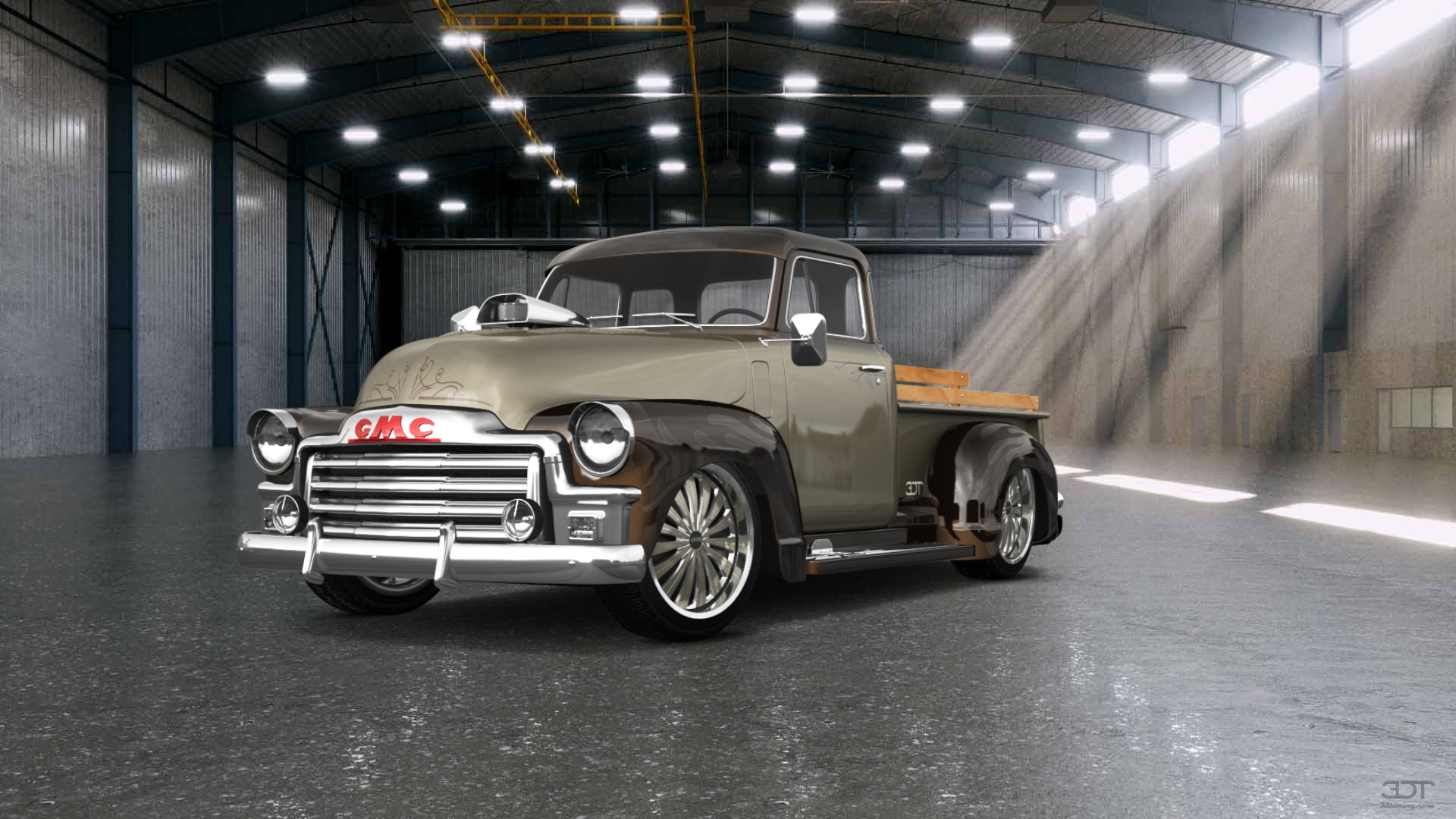 GMC 100 Stepside 2 Door pickup truck 1954 이미지