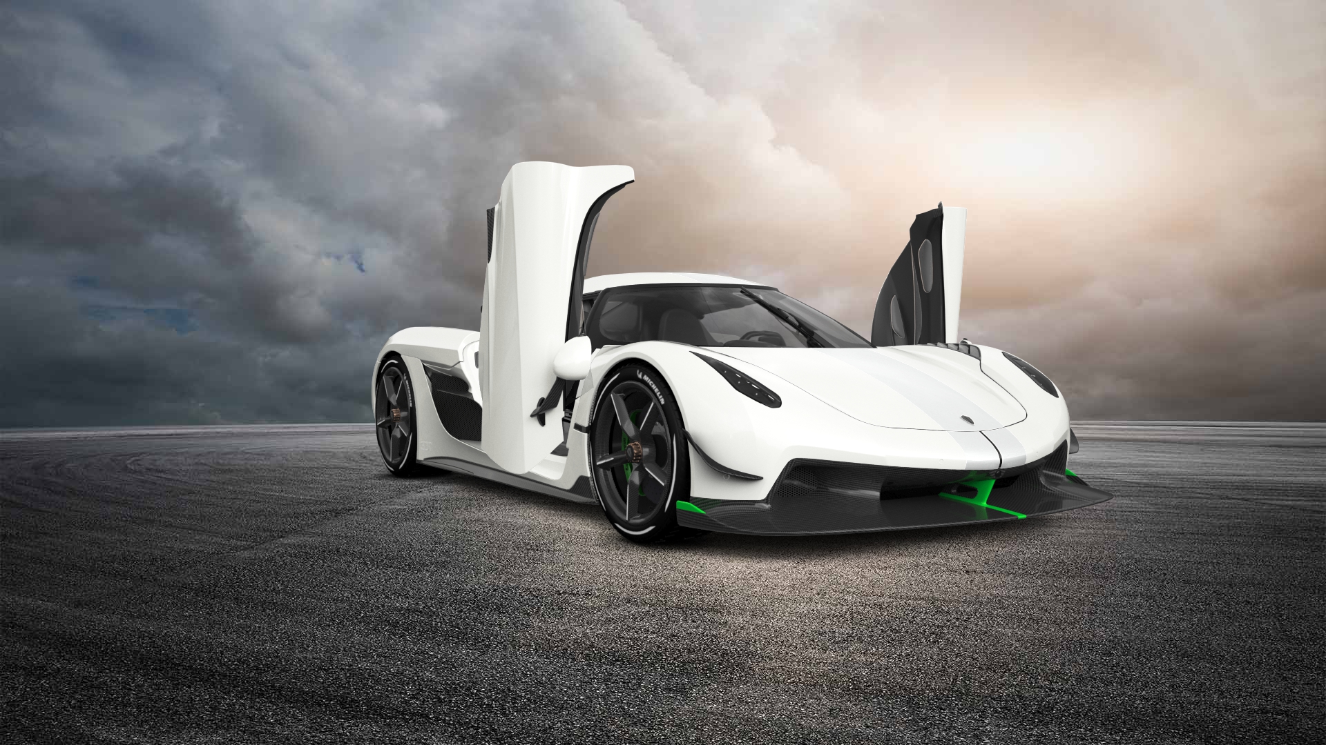 Koenigsegg Jesko 2 door targa top 2020
