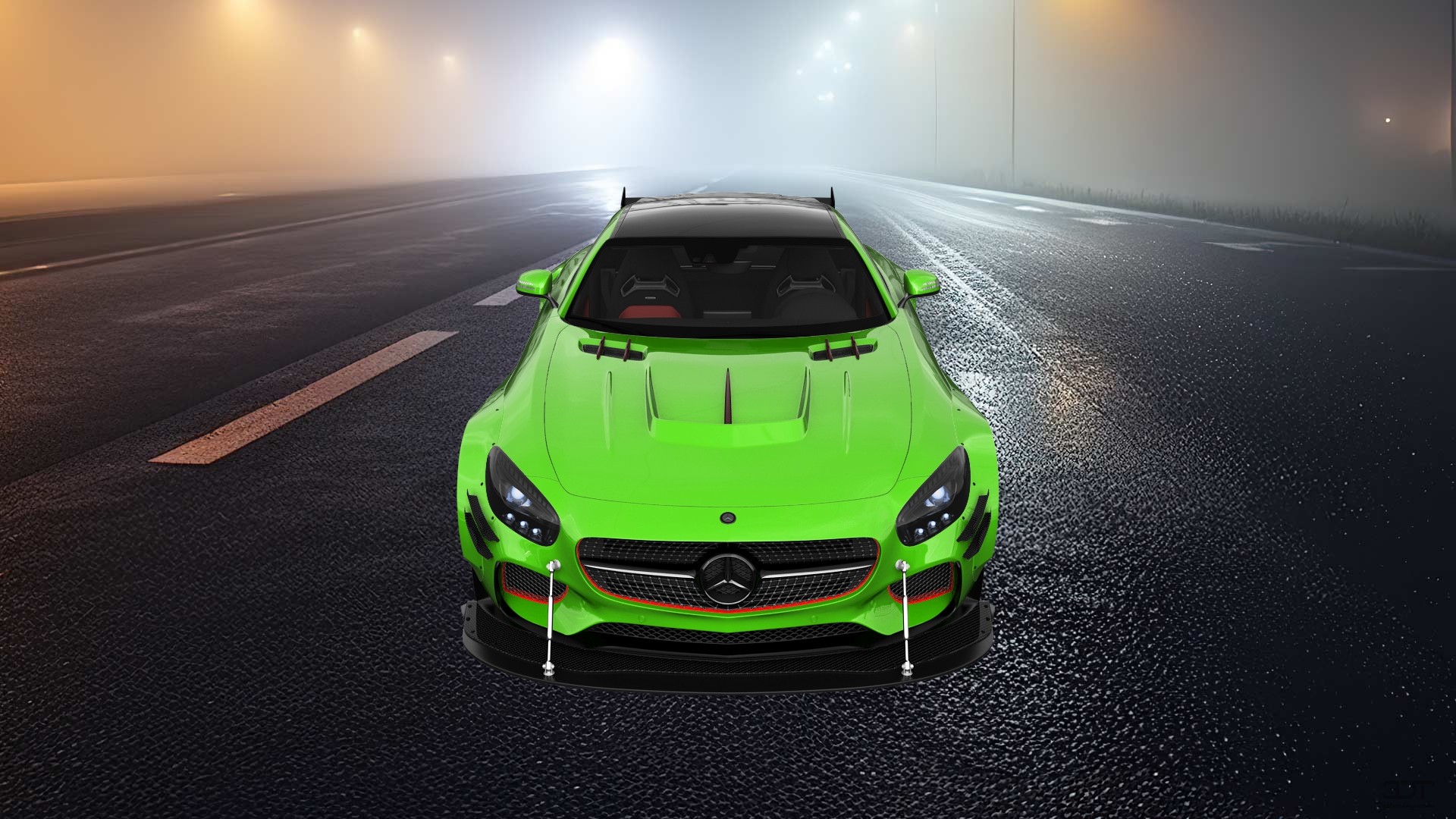 Mercedes AMG GT 2 door fastback coupe 2016