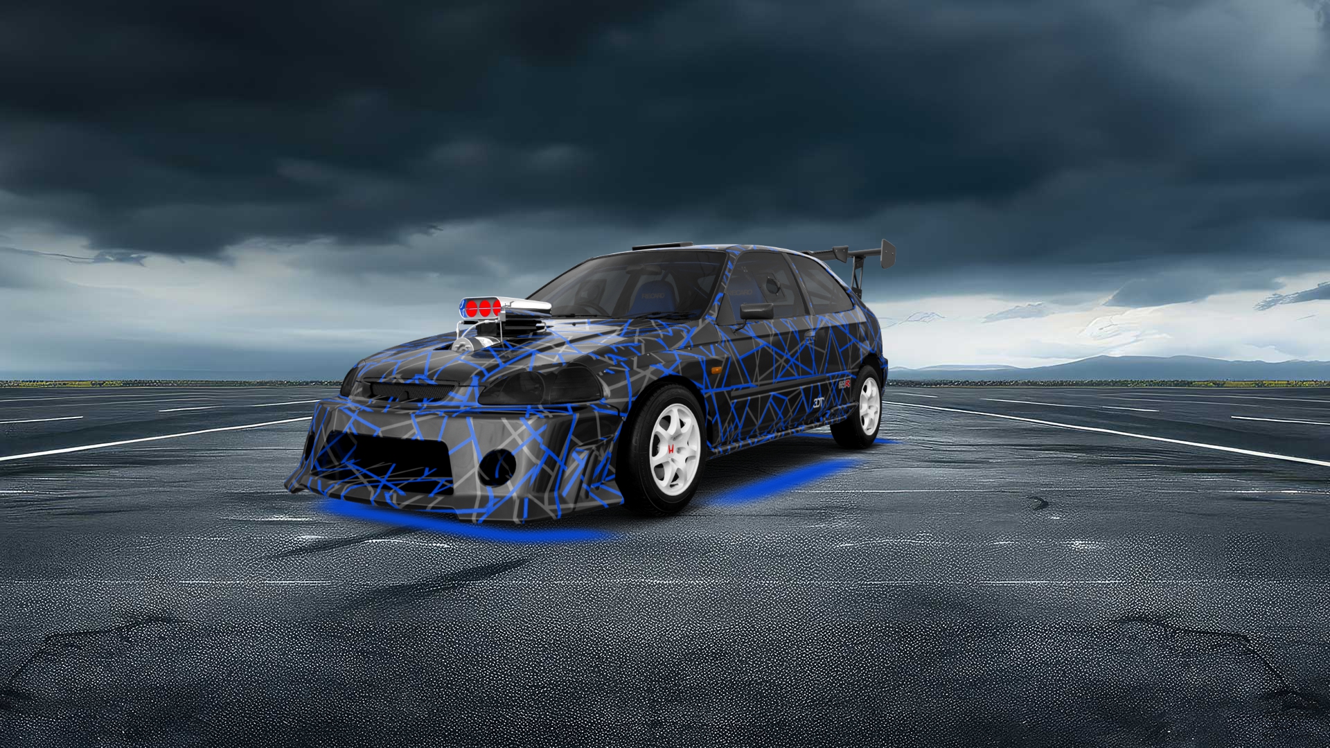 Honda Civic 3 Door Hatchback 1997 tuning