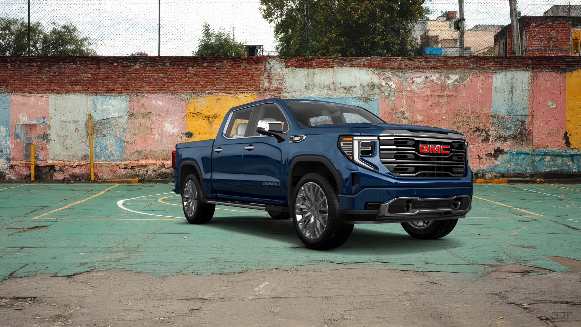 GMC Sierra 1500 Crew Cab 5.8 ft box 4 Door pickup truck 2023 tuning