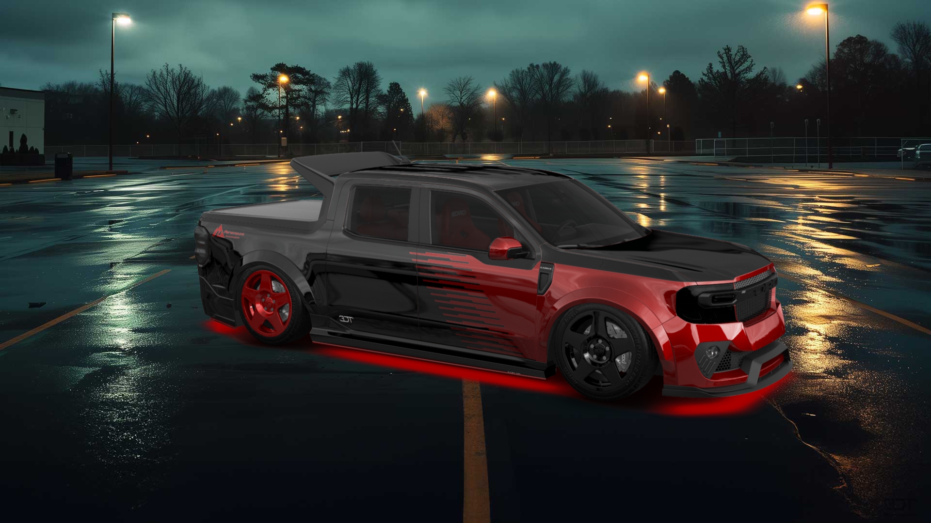 Ford Maverick 4 Door pickup truck 2022 tuning