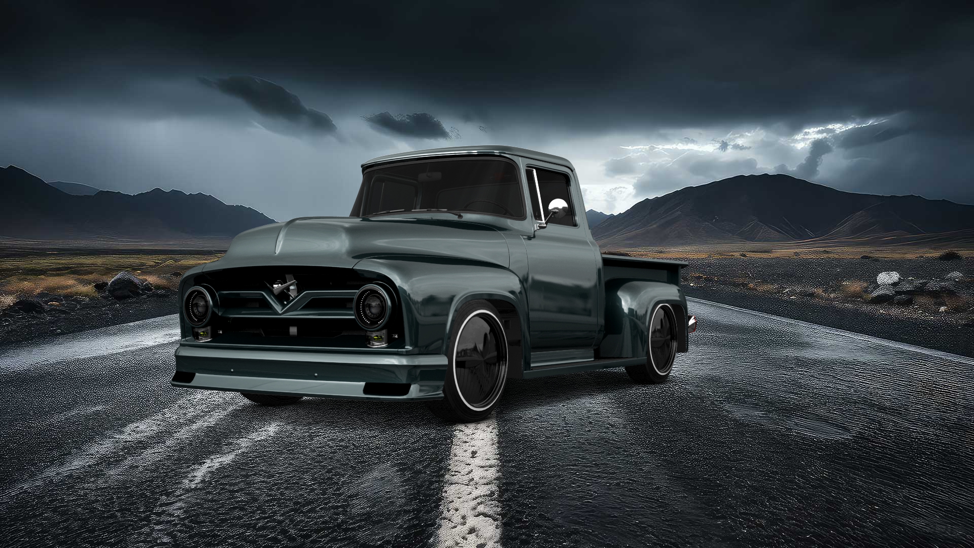 Ford F-100 2 Door truck 1956