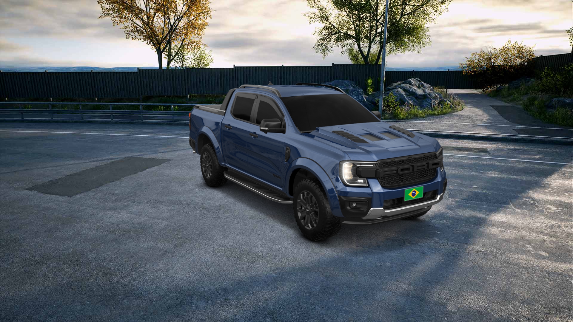 Ford Ranger 4 Door pickup truck 2022 tuning