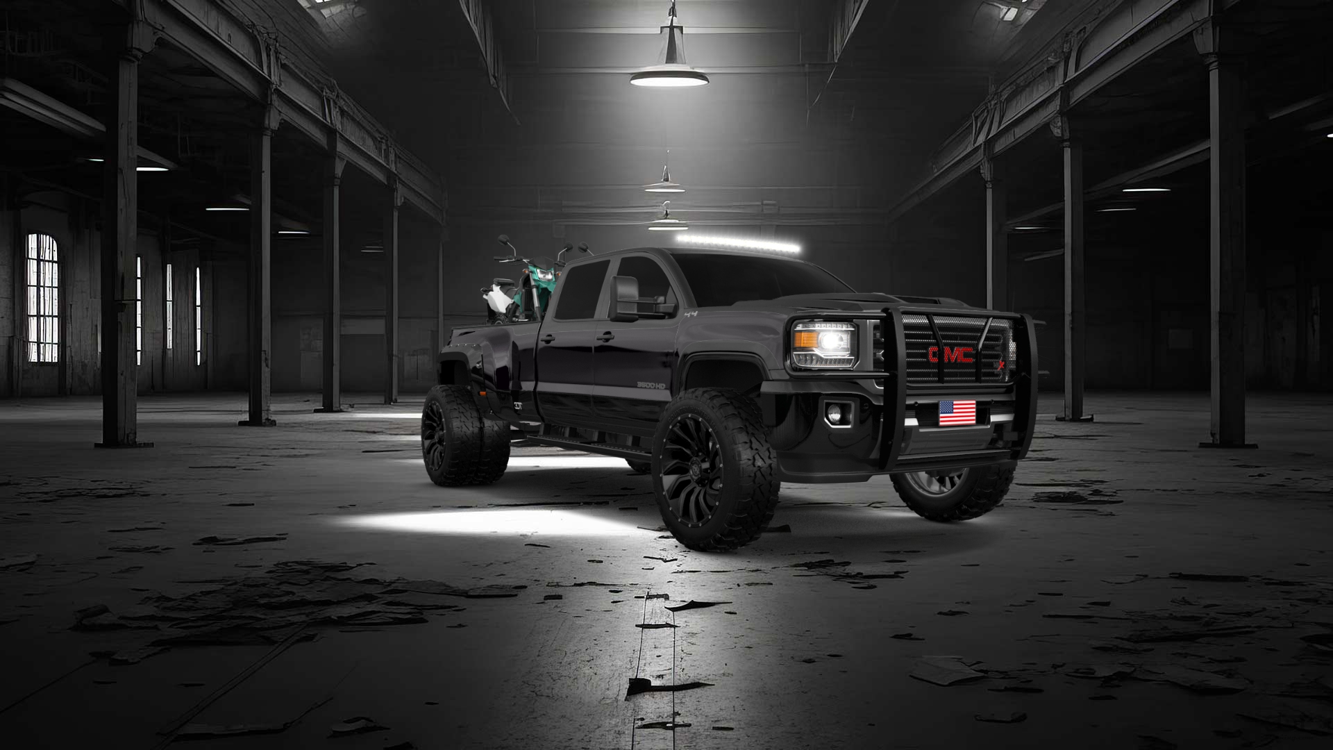 GMC Sierra 3500 HD Crew Cab 4 Door pickup truck 2015