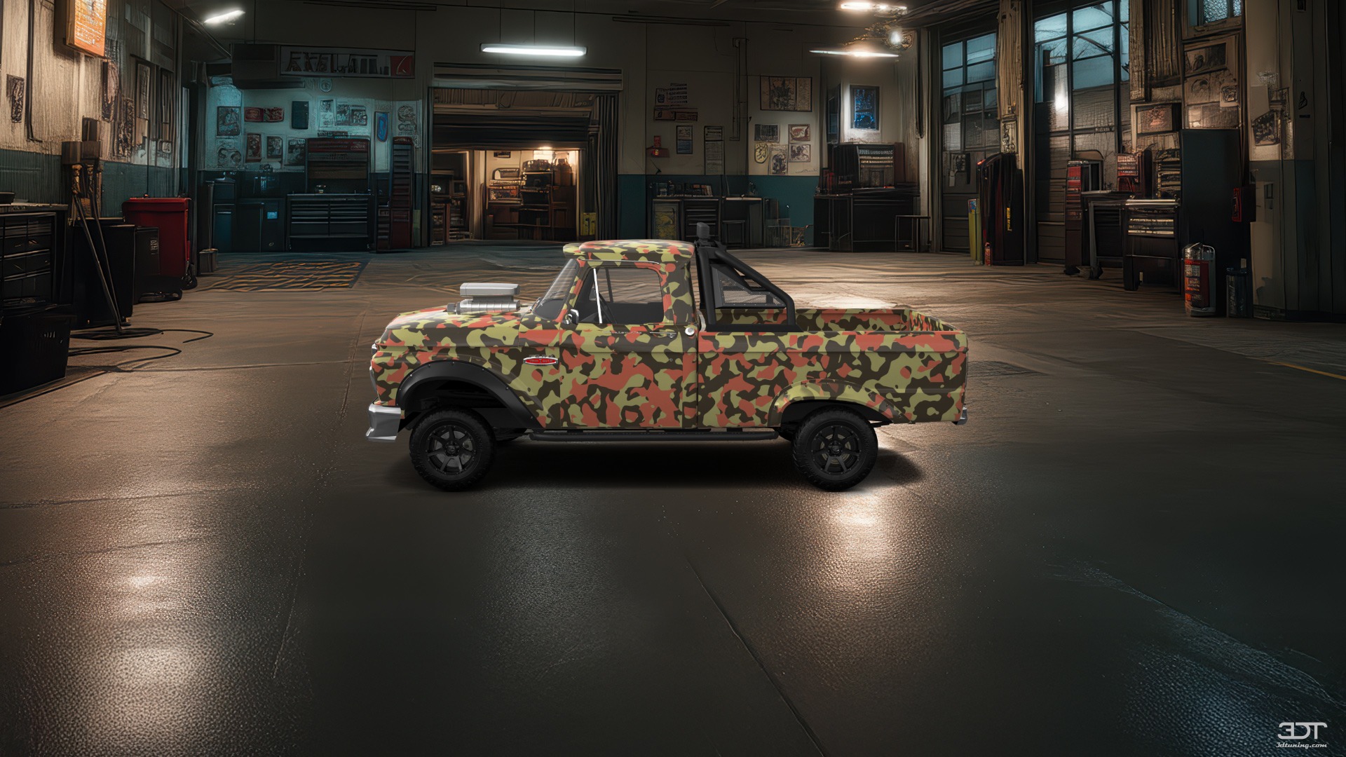 Ford F-100 Custom Cab 2 Door pickup truck 1966 画像