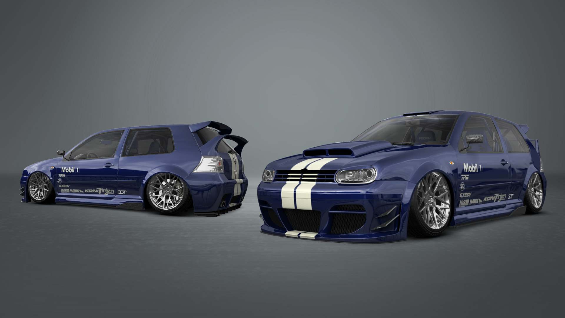 Volkswagen Golf 4 (mk4) 3 Door Hatchback 1997 tuning