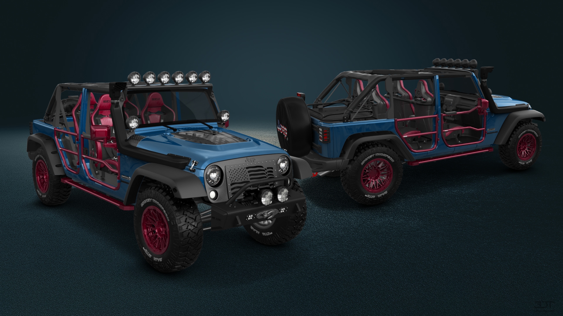 Jeep Wrangler Unlimited JK Rubicon Recon 4 Door SUV 2017 tuning