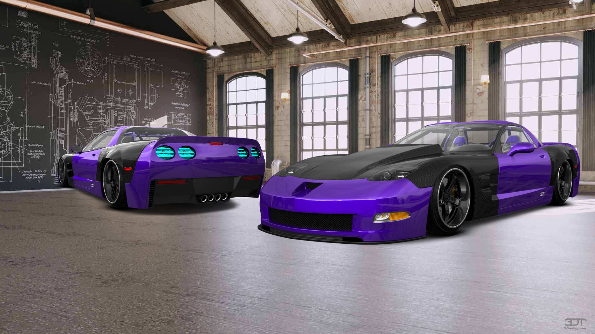 Chevrolet Corvette C5 Fastback 2 Door Coupe 1997 tuning