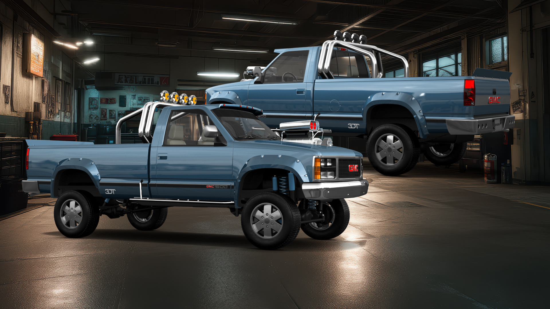 GMC Sierra 1500 2 Door pickup truck 1988 tuning