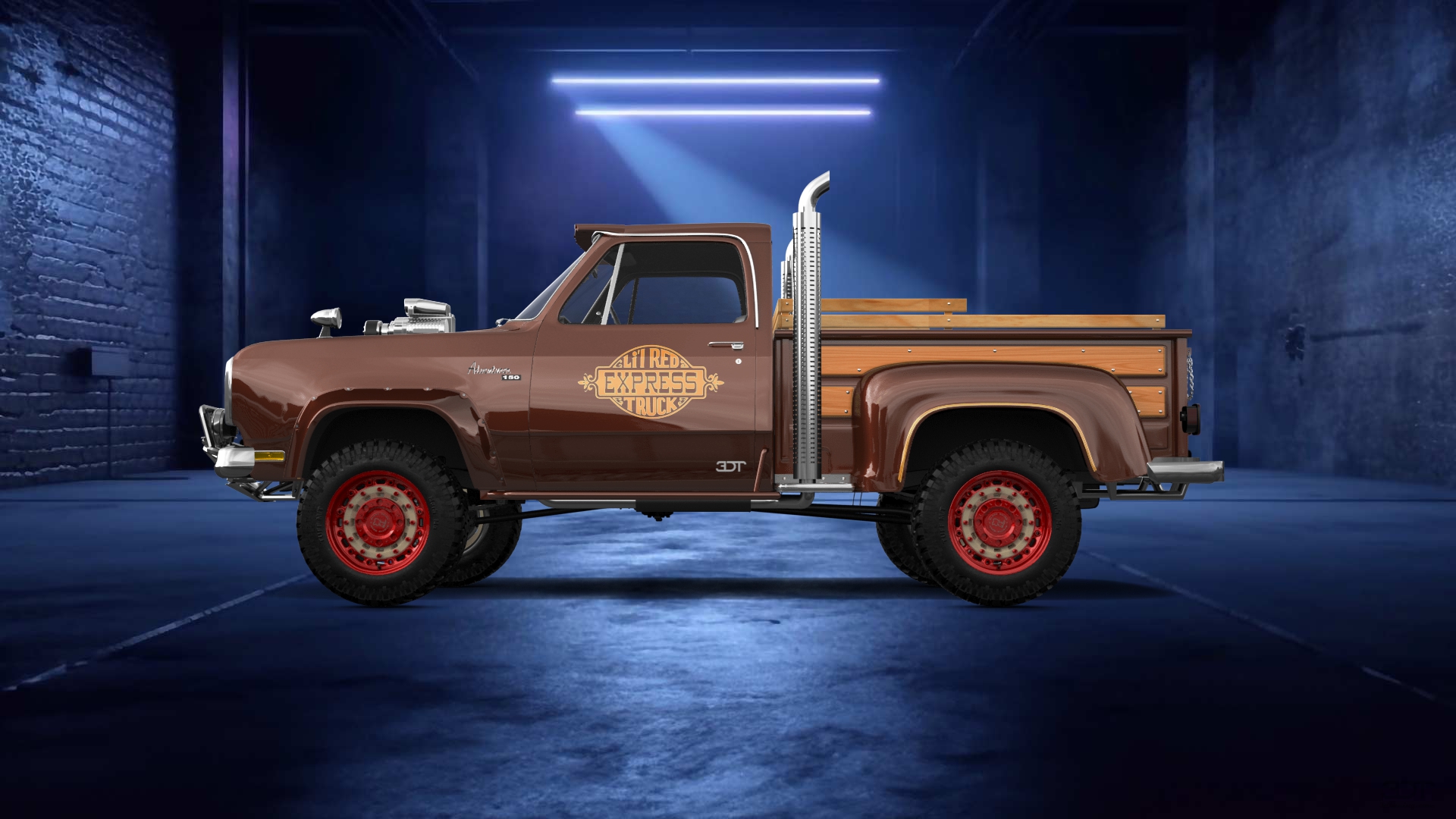 Dodge Lil Red Express 2 Door pickup truck 1978