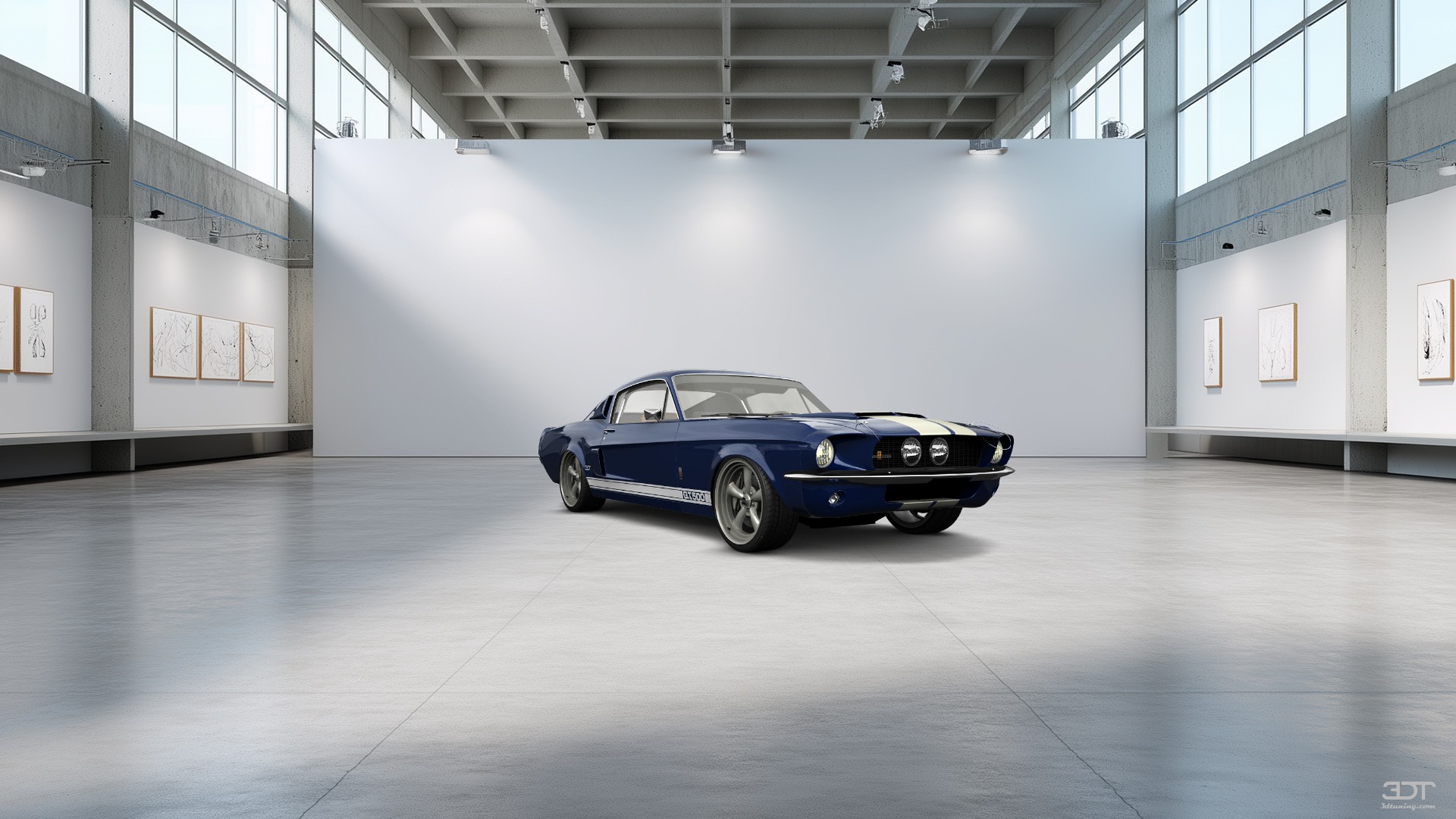 Mustang GT500 2 Door Coupe 1968 tuning