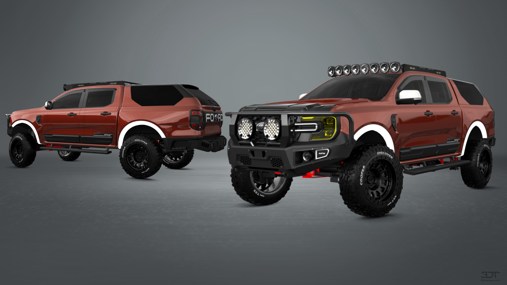 Ford Ranger 4 Door pickup truck 2022 tuning