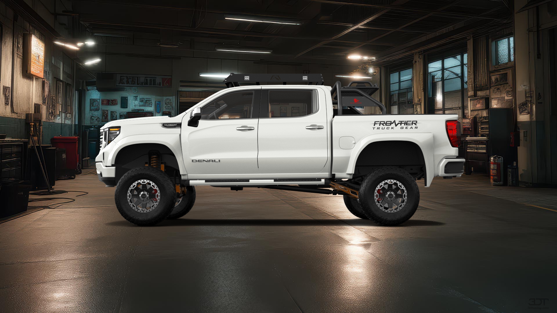 GMC Sierra 1500 Crew Cab 5.8 ft box 4 Door pickup truck 2023 tuning