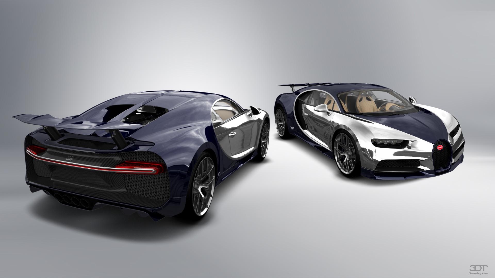 Silver & Midnight blue Chiron