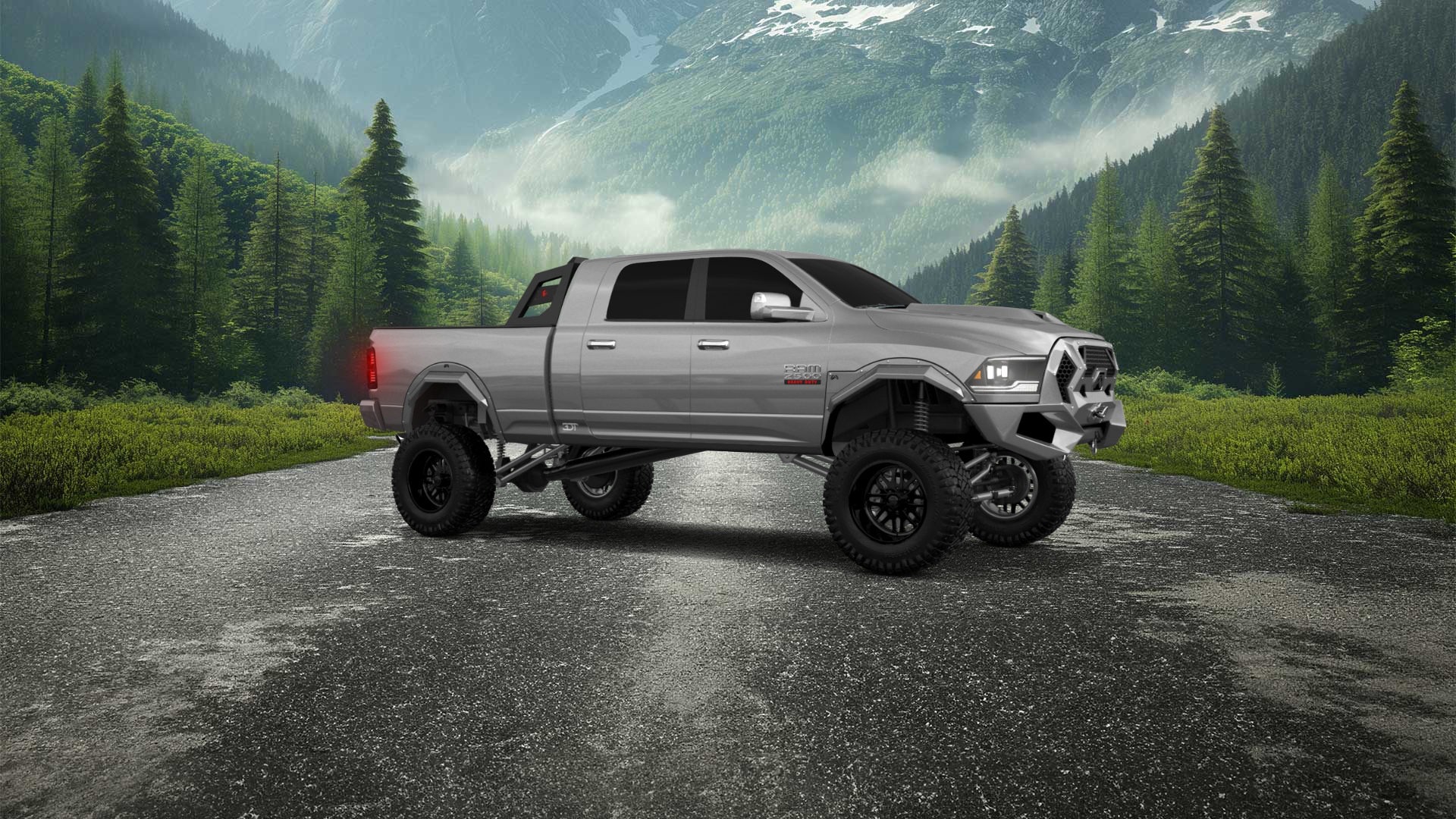 Dodge Ram 2500 Mega Cab 6.4 ft box 4 Door pickup truck 2010