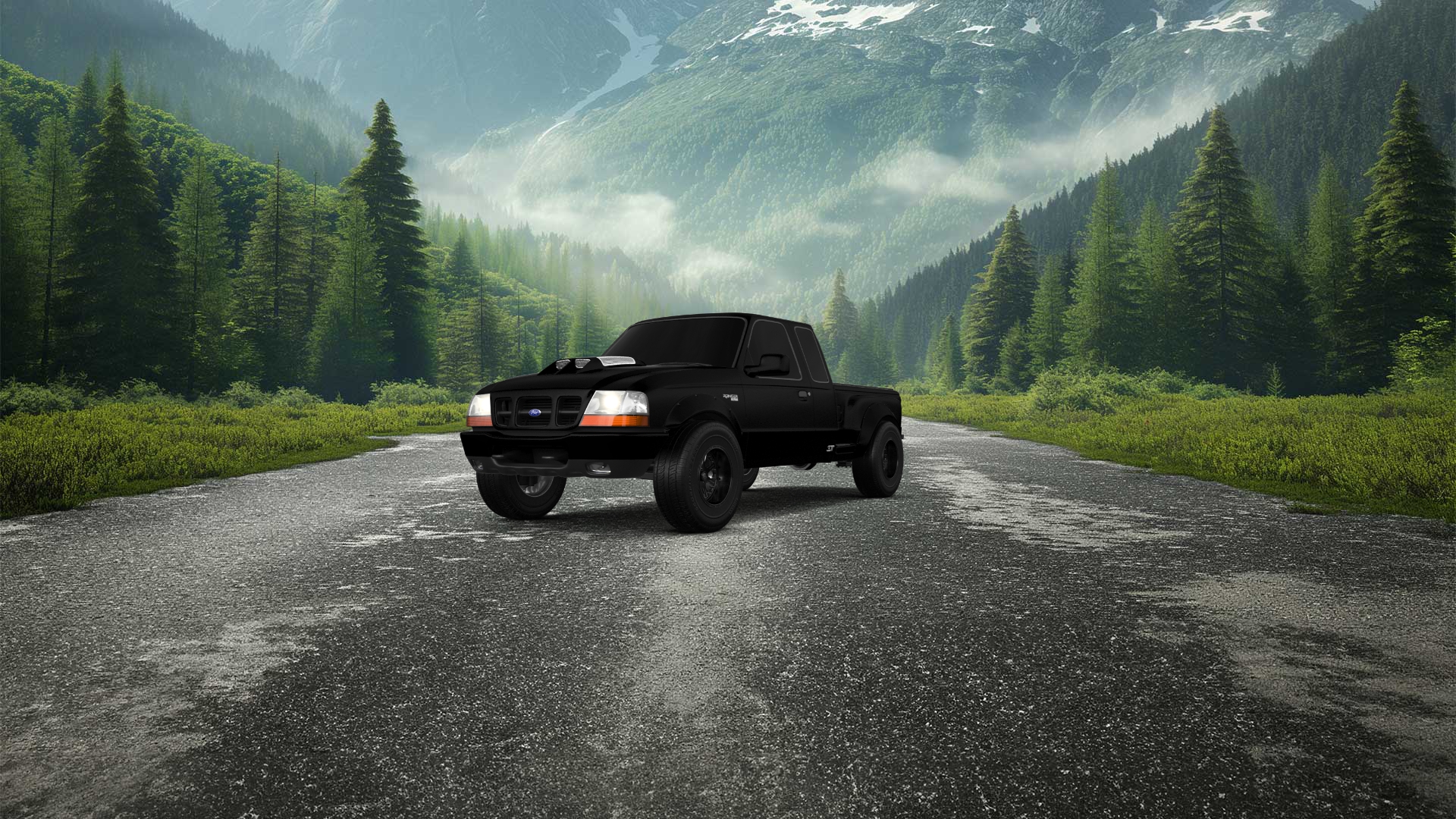 Ford Ranger Flareside 2 Door pickup truck 1998 tuning