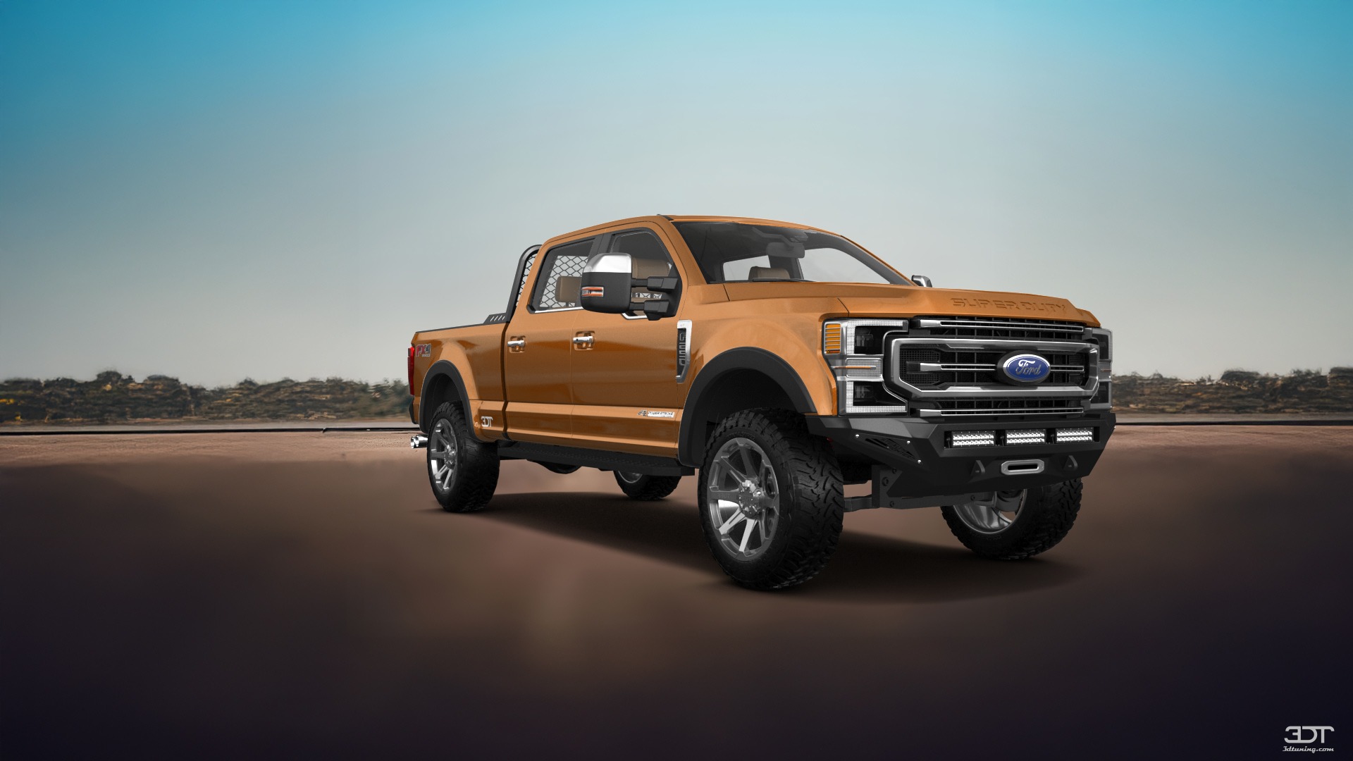 Ford F-250 4 Door pickup truck 2021 tuning