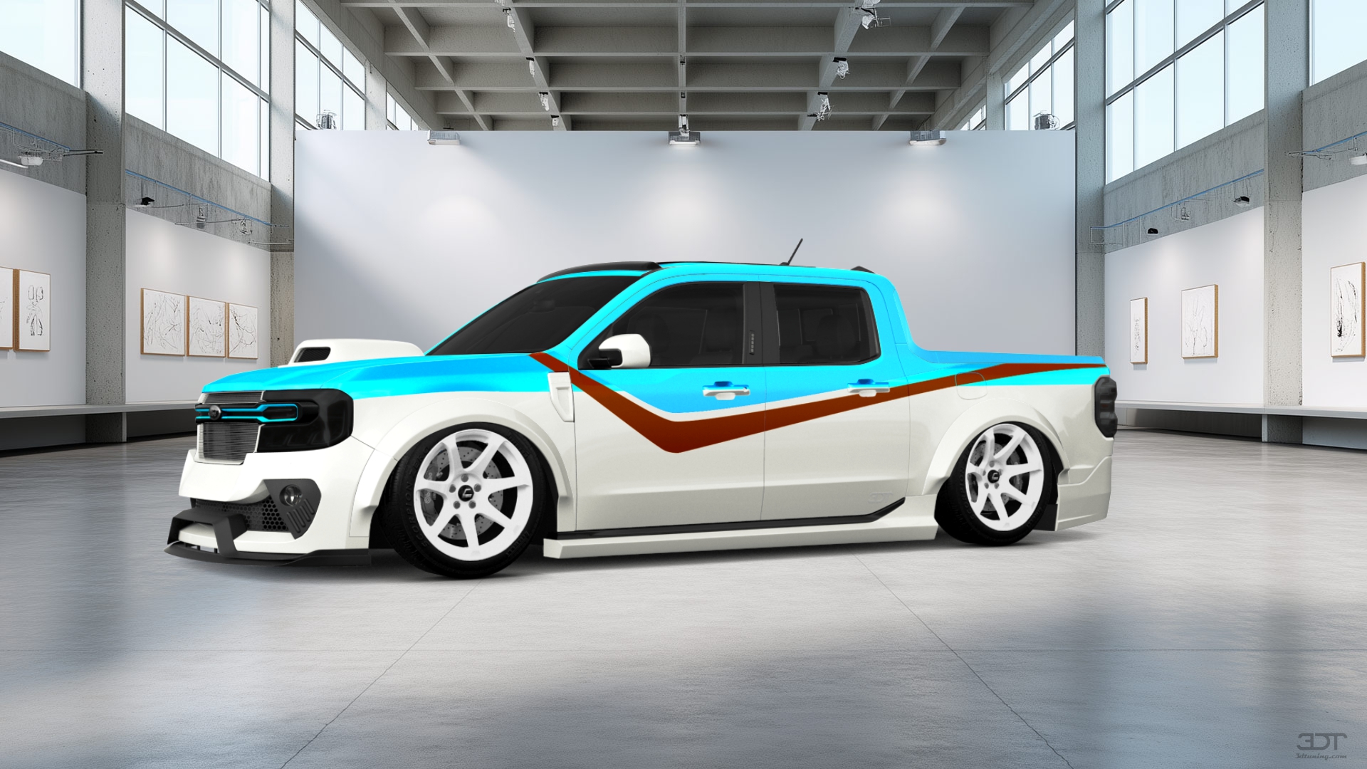 Ford Maverick 4 Door pickup truck 2022 tuning