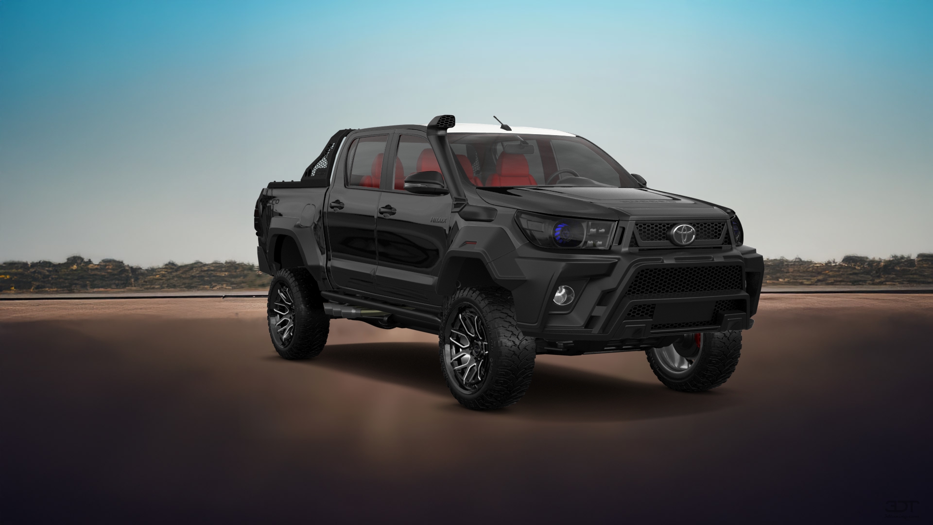 Toyota Hilux Double Cab 4 Door pickup truck 2015 tuning