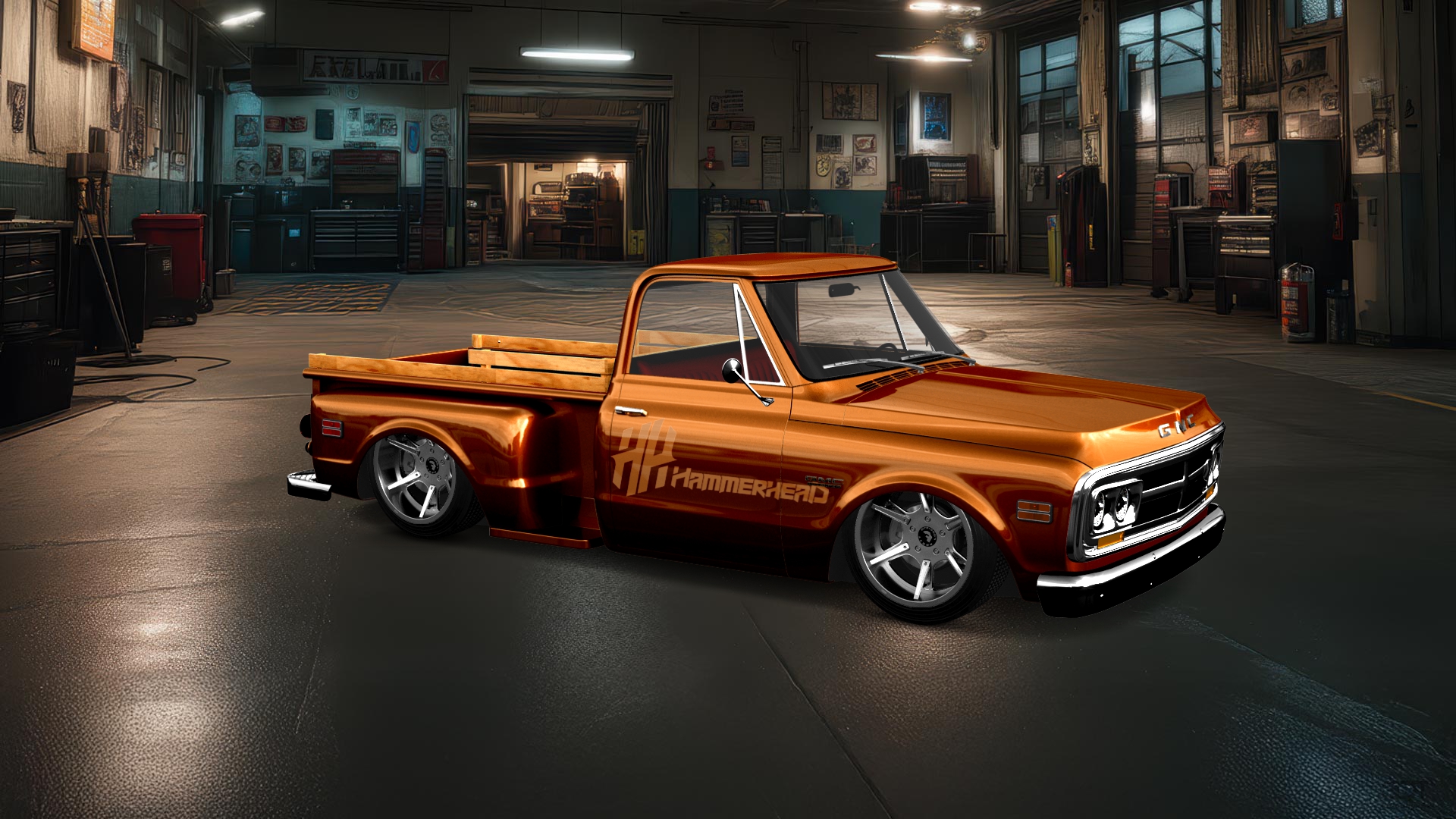 GMC K1500 2 Door pickup truck 1971 tuning