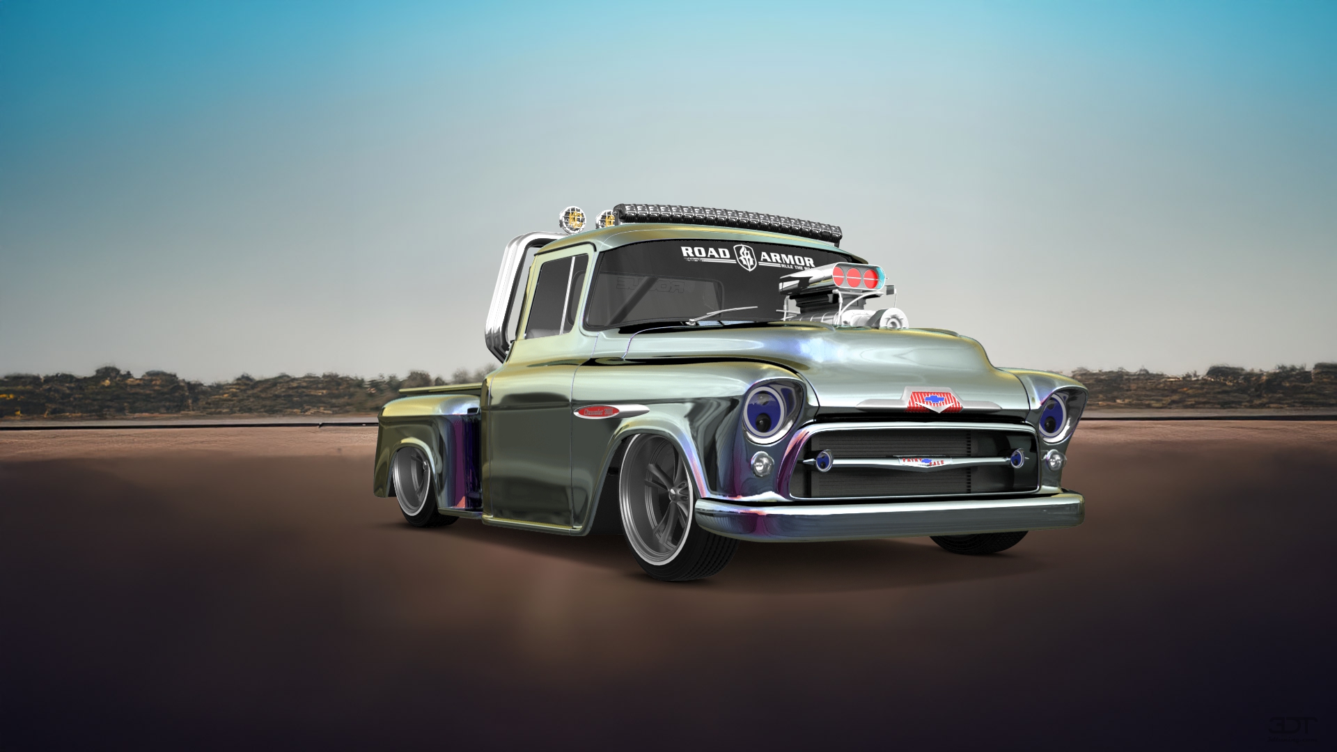 Chevrolet 3100 2 Door pickup truck 1955 tuning