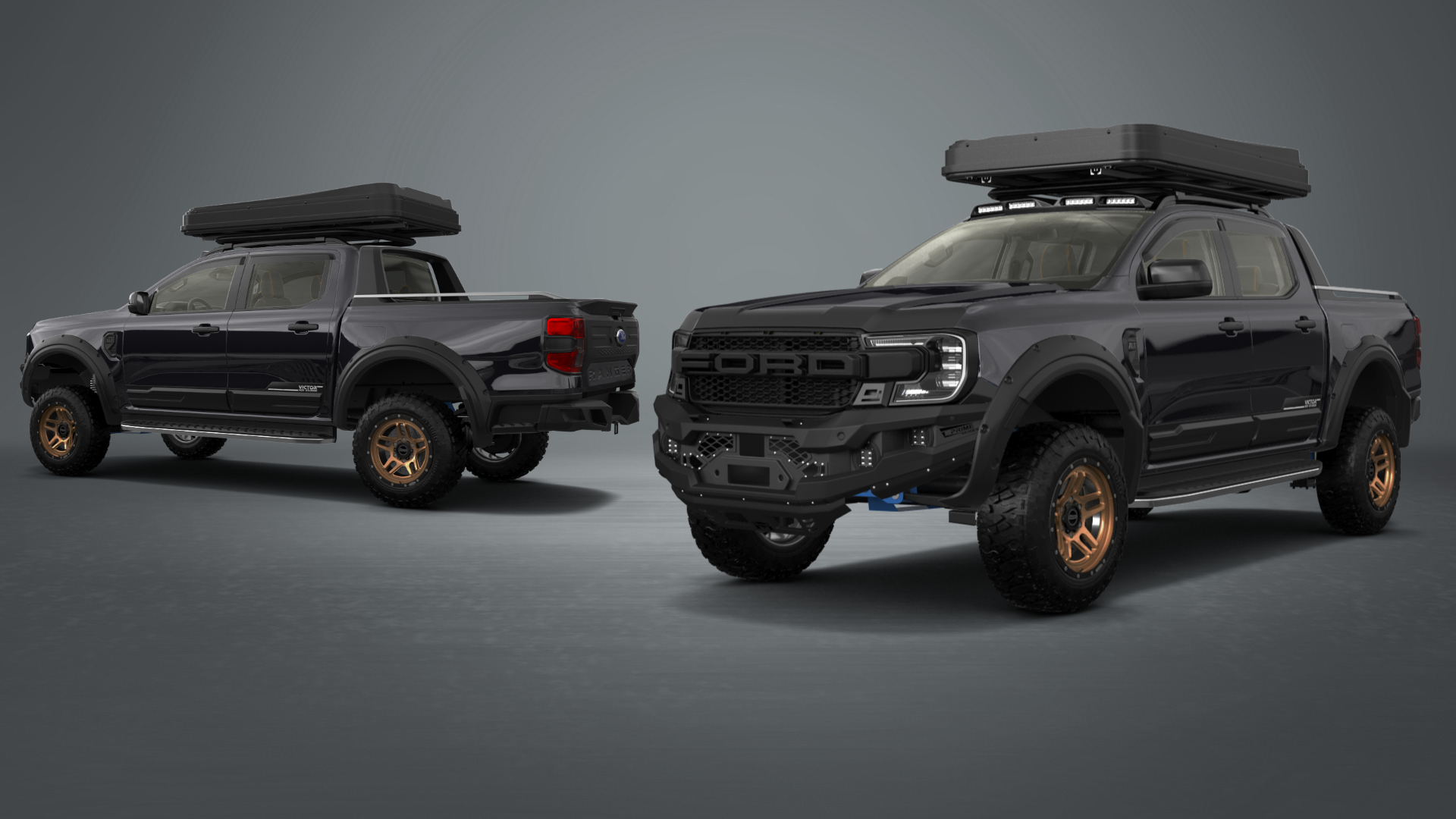 Ford Ranger 4 Door pickup truck 2022 tuning