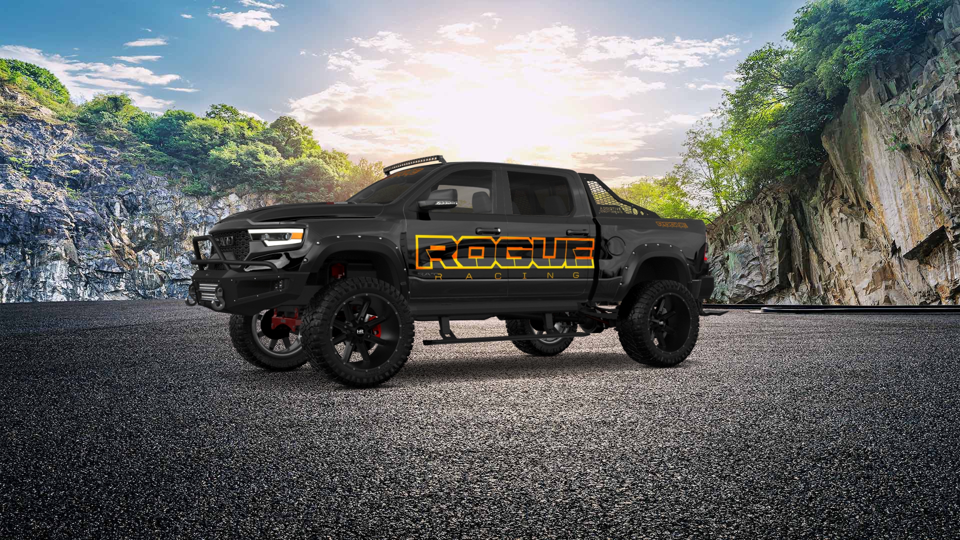 Dodge Ram 1500 TRX 4 Door pickup truck 2021