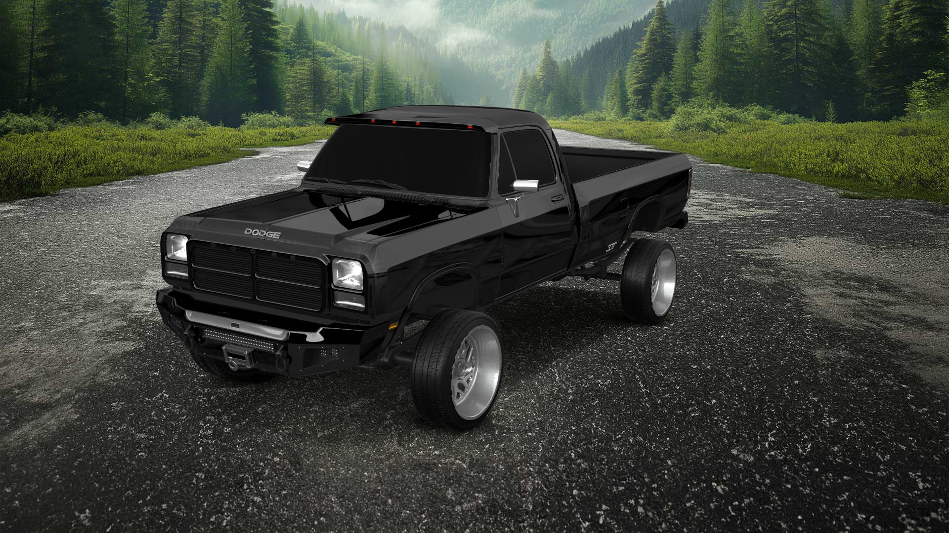 Dodge Ram 2 Door pickup truck 1991 tuning