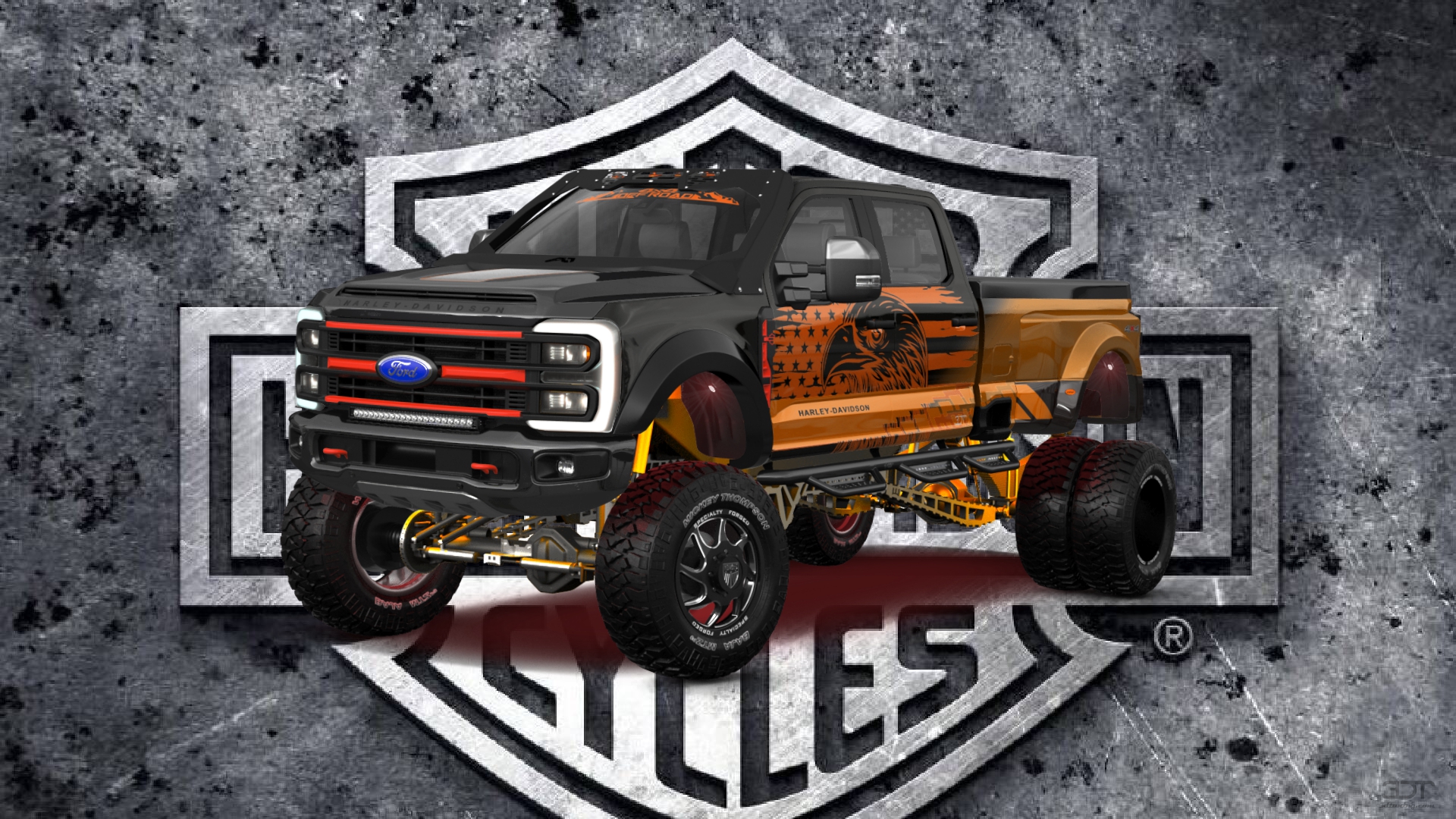 Ford F-350 DRW Crew Cab 4 Door pickup truck 2023 Images