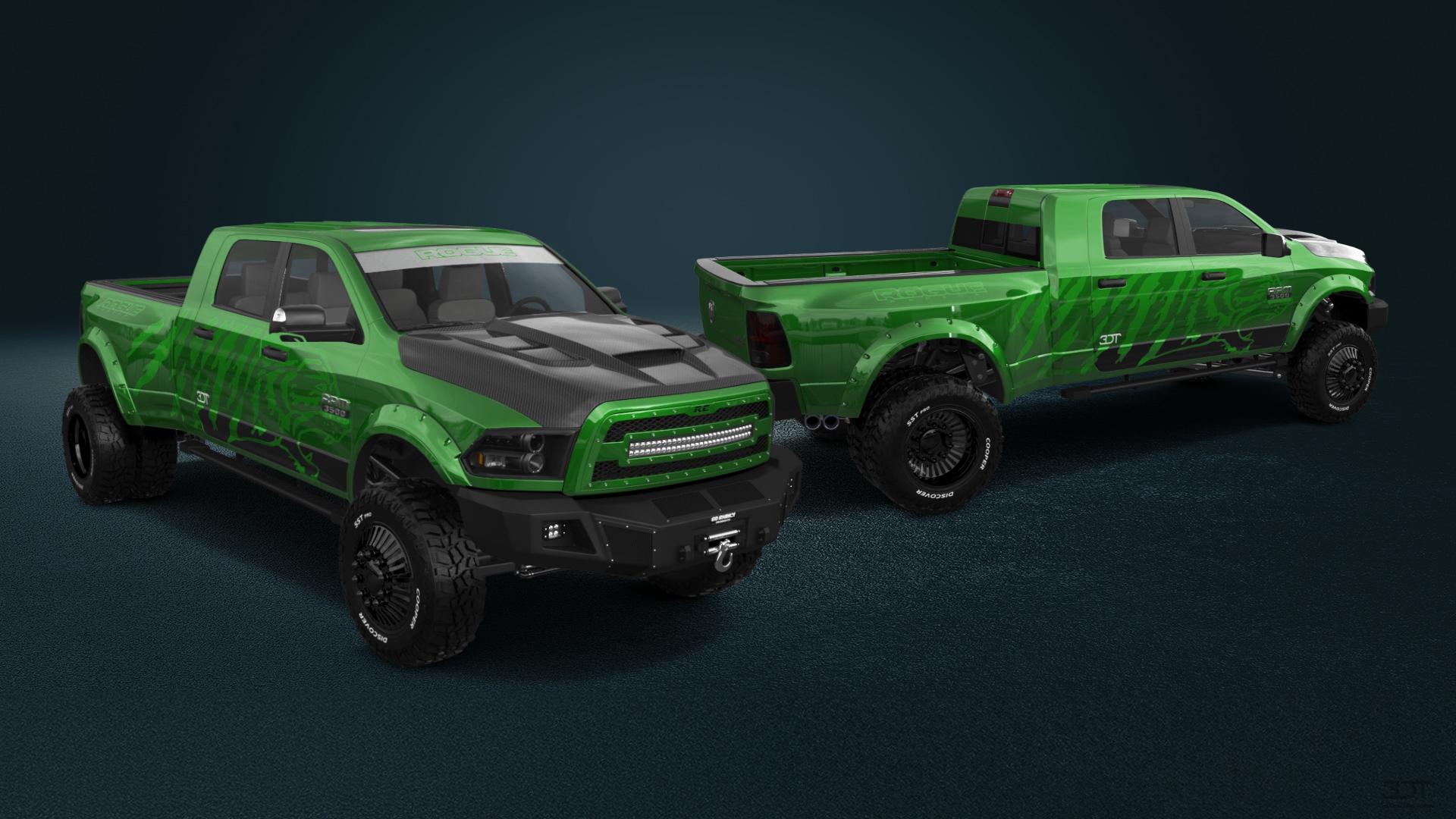 Dodge Ram 3500 4 Door Truck 2014