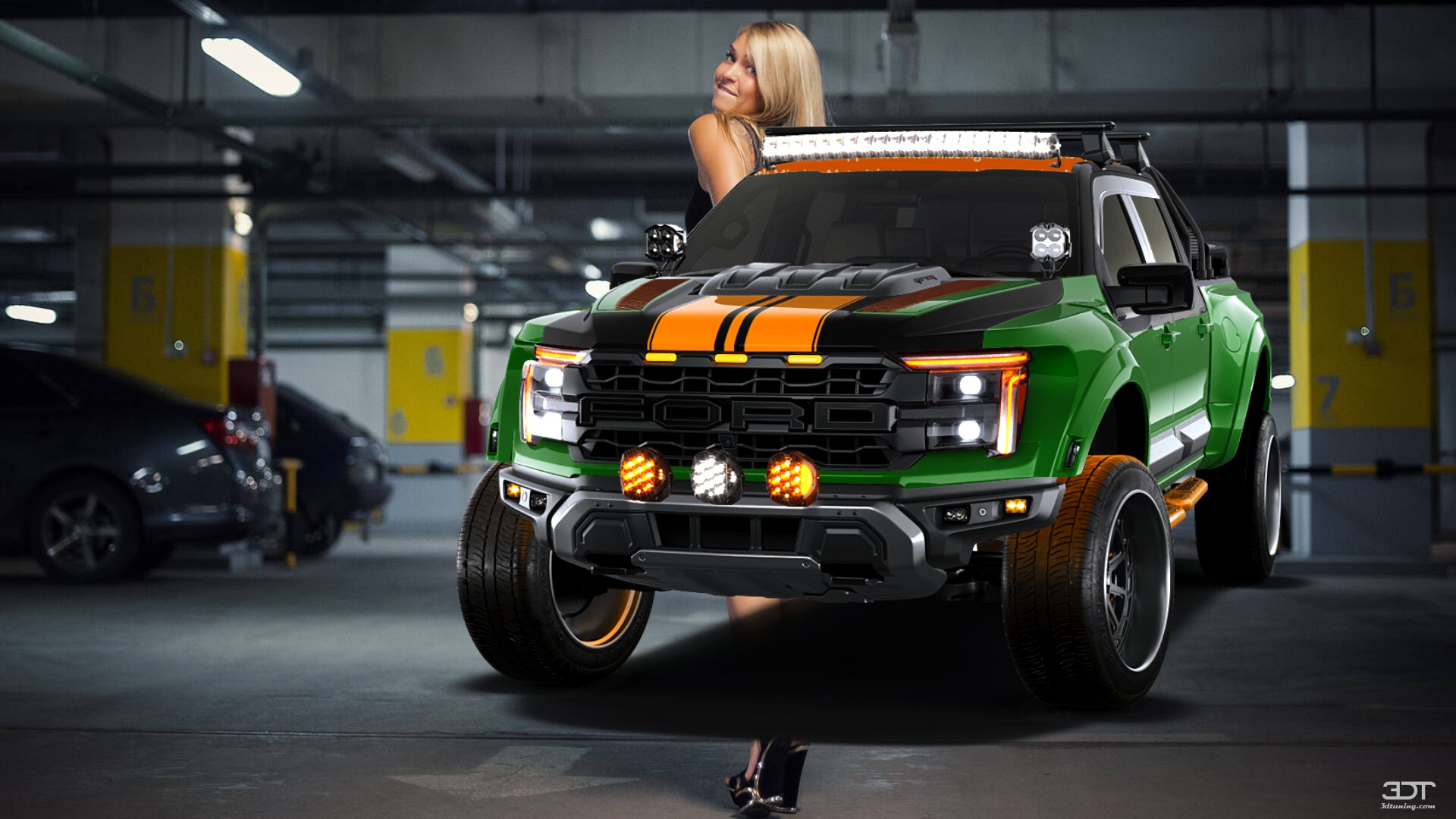 Ford F-150 Raptor 4 Door pickup truck 2024 Images