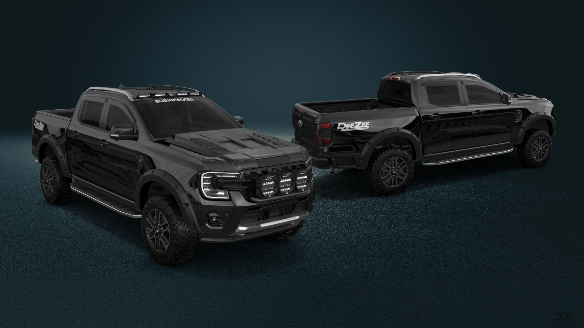 Ford Ranger 4 Door pickup truck 2022 tuning