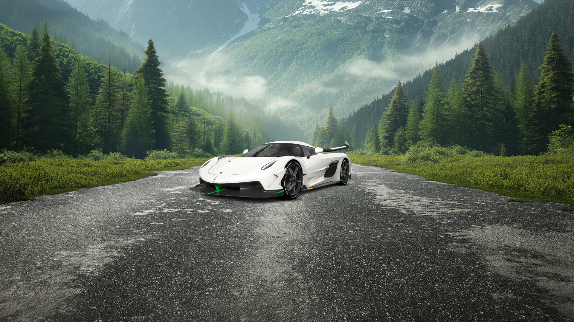 Koenigsegg Jesko 2 door targa top 2020